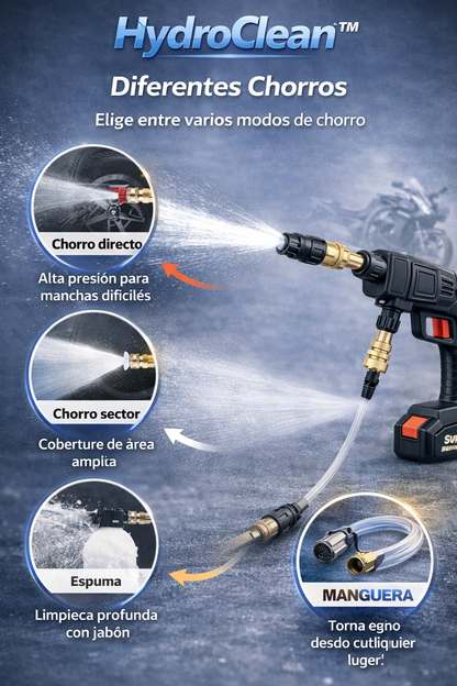 HydroClean™ Hidrolavadora Inalámbrica Pro 70 Max