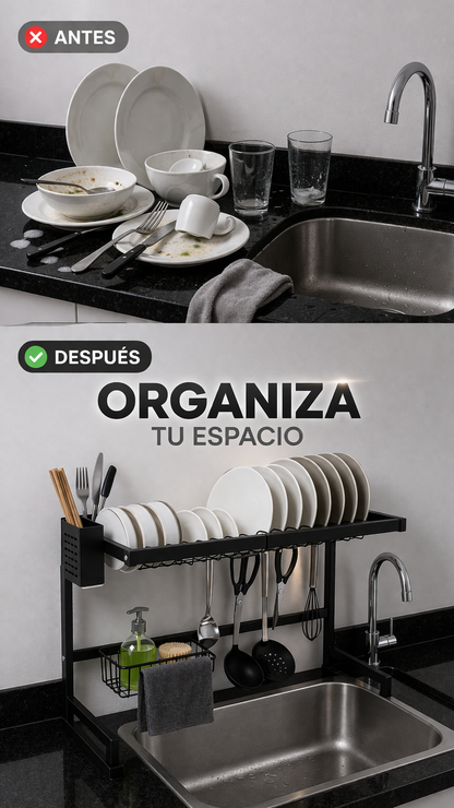 Escurridor que organiza tu cocina